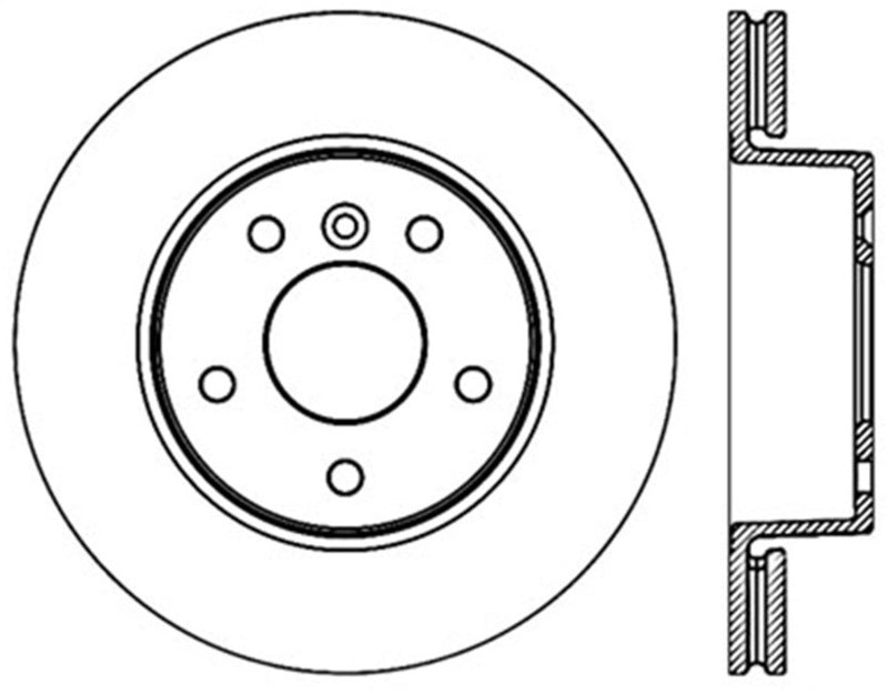 StopTech Slotted & Drilled Sport Brake Rotor