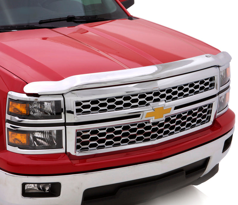 AVS 11-16 Ford F-350 High Profile Hood Shield - Chrome