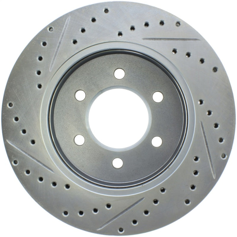 StopTech Select Sport Drilled & Slotted Rotor - Front Right