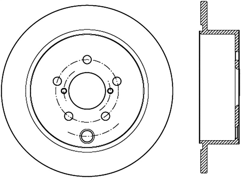 StopTech Slotted & Drilled Sport Brake Rotor