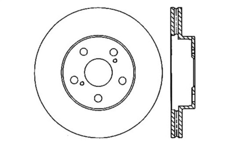 StopTech Slotted & Drilled Sport Brake Rotor