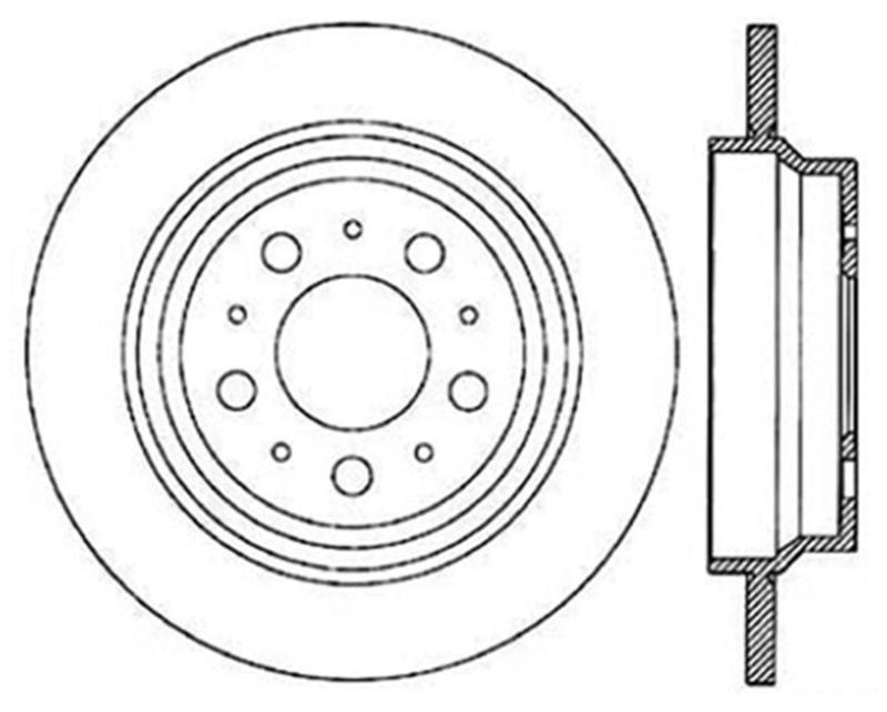 StopTech Slotted & Drilled Sport Brake Rotor