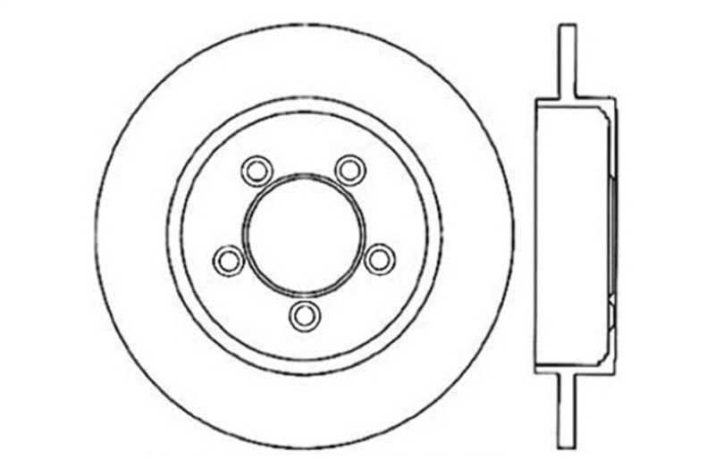 StopTech Slotted & Drilled Sport Brake Rotor