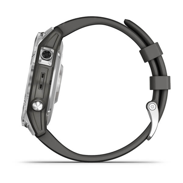 fēnix® 7 – Standard Edition (Silver with Graphite Band)